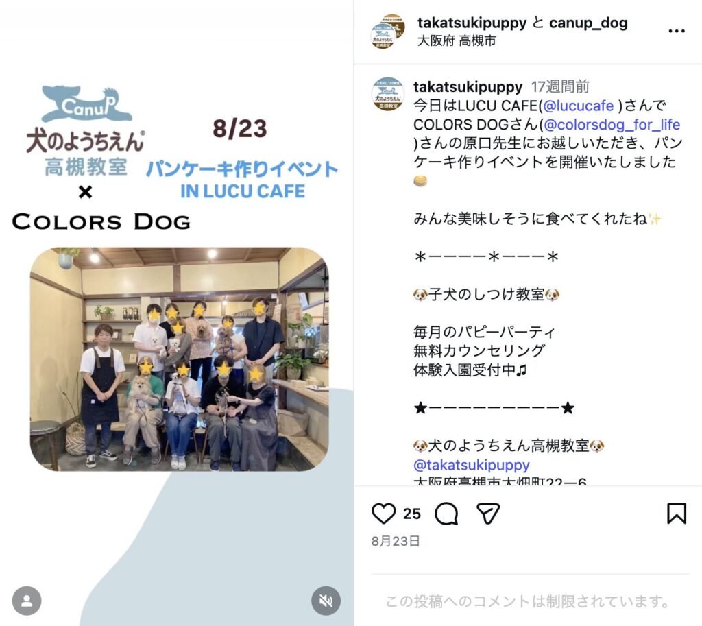 お客様の声「犬の幼稚園でのセミナー開催」